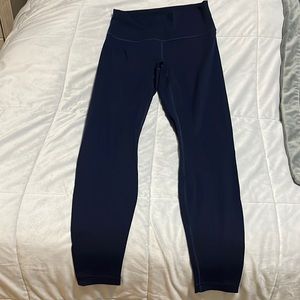 Lululemon navy size 4 full pant leggings